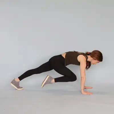 حرکت plank کوهنورد