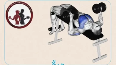 پرس زیر سینه دمبل