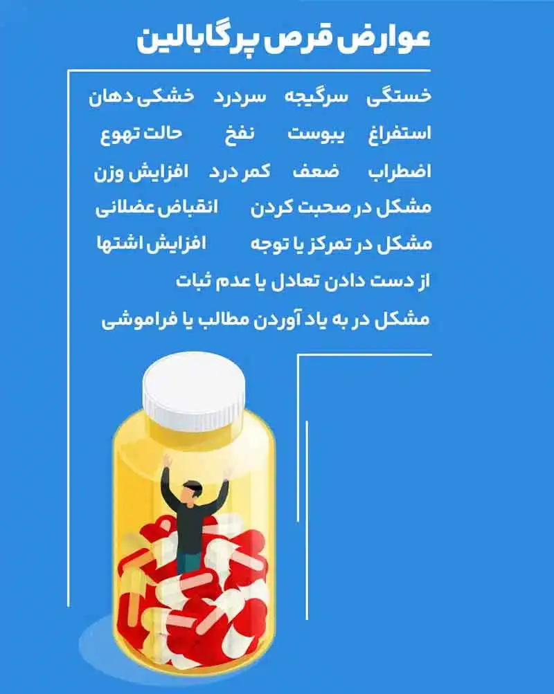 عوارض پرگابالین